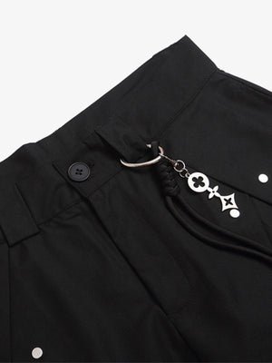 Vintage Deconstructed Pleated Shorts - thumbnail 5
