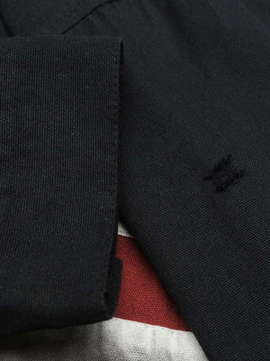 Black rugby shirt – cuff and stripe detail | XoKool