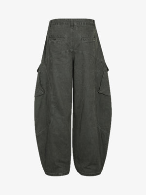 Patchwork Multi-Pocket Workwear Casual Machete Pants - thumbnail 8