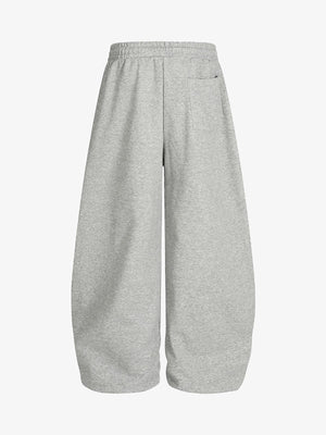 Hip-Hop Patch Embroidered Wide-Leg Sweatpants - thumbnail 5