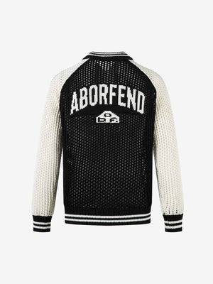 Hollow Knit Sports Zipper Racing Jacket - thumbnail 10
