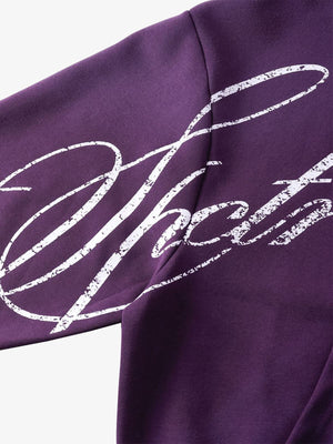High Street Script Letter Print Zip-up Hoodie Jacket - thumbnail 13