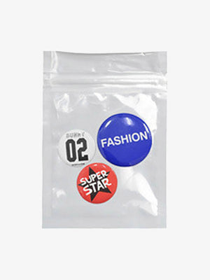 Plaid hood tee – pin badges in bag | XoKool