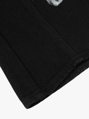 Painted star jeans – hem close-up | XoKool