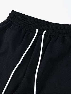 Street Patterned Striped Barrel Casual Pants - thumbnail 3