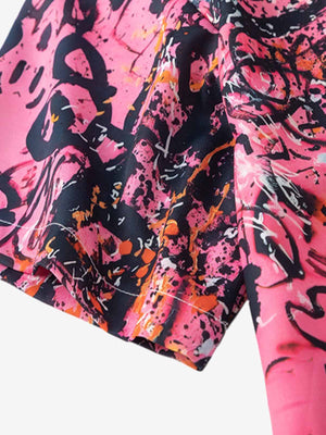 Graffiti Print Short-Sleeved Shirt - thumbnail 7