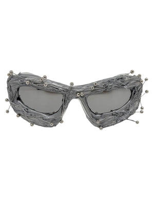 Hip Hop Punk Beaded Sunglasses - thumbnail 7