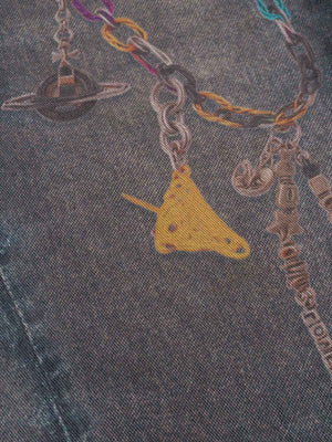 Chain print jeans – chain print close-up | XoKool