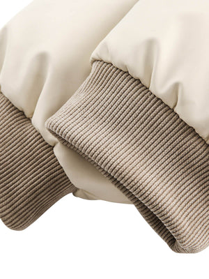 Puffer bomber – ribbed cuff close-up | XoKool