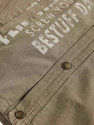 High Street Patchwork Collar Printed Work Jacket - thumbnail 4