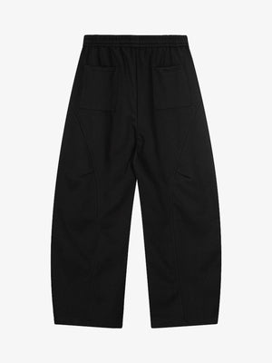 Riveted Pleated Drawstring Barrel Pants - thumbnail 10