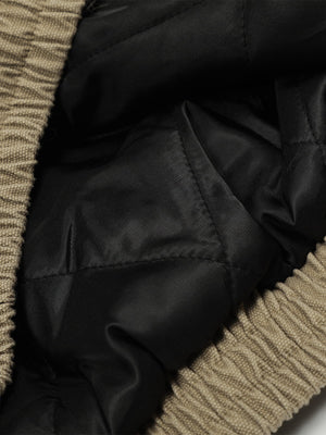 Street Outdoor Detachable Fur Collar Fleece Hooded Padded Jacket - thumbnail 12