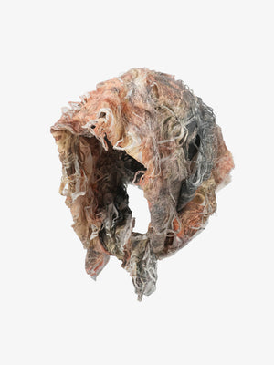 Distressed Tie-Dye Mixed Color Wasteland Square Scarf - thumbnail 8