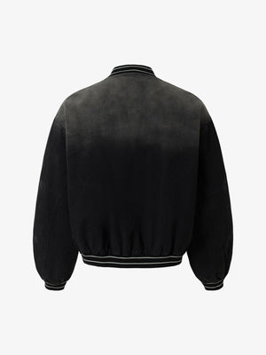 Gradient Bleached Technical Baseball Jacket - thumbnail 2