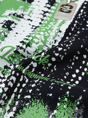 Street Graphic Spray Print Necklace T-Shirt - thumbnail 10