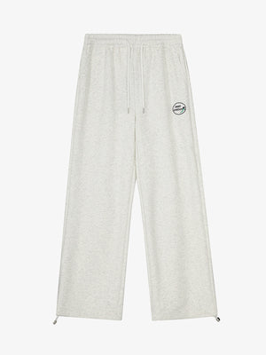 Appliquéd Number Drawstring Casual Pants - thumbnail 2