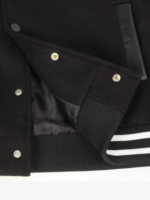 Retro Floral Embroidery Baseball Jacket - thumbnail 8