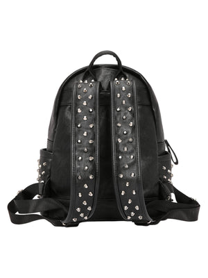Rivet Crocodile-Print Backpack - thumbnail 3