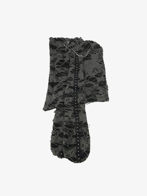 Punk Gothic Lace-Up Bow Earflap Trapper Hat - thumbnail 6