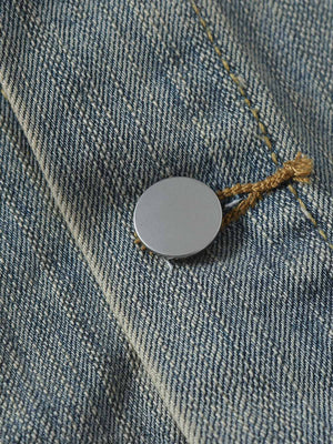 Retro Washed Totem Denim Jacket - thumbnail 3
