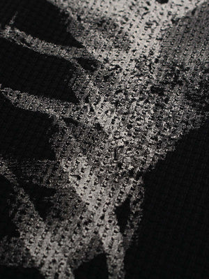 Skeleton Graphic Waffle Sweatshirt - thumbnail 13