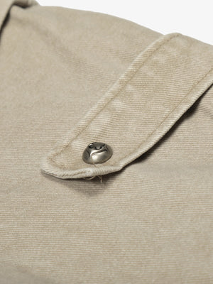 Retro Washed Fleece-lined Hooded Work Jacket - thumbnail 8