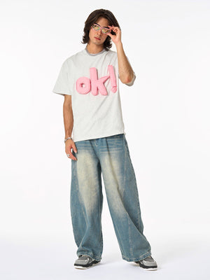 Fun "OK!" Graphic T-Shirt - thumbnail 8