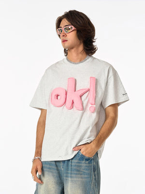 Fun "OK!" Graphic T-Shirt - thumbnail 5