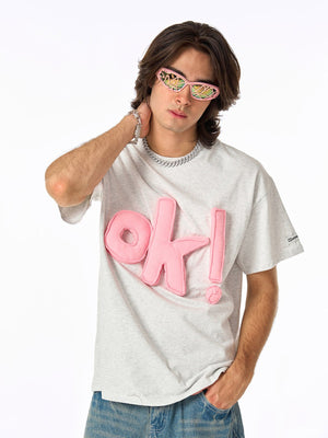 Fun "OK!" Graphic T-Shirt - thumbnail 6