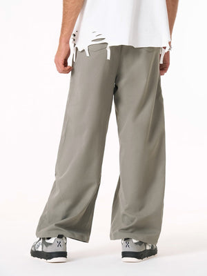 Elastic Waistband Barrel Pants - thumbnail 6
