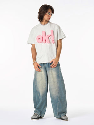 Fun "OK!" Graphic T-Shirt - thumbnail 9