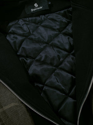 Retro Camouflage Faux Two-Piece Bomber Jacket - thumbnail 6