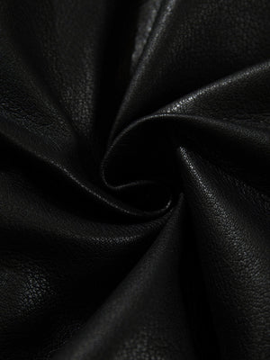 Streetwear Motorcycle Leather Bomber Jacket - thumbnail 9
