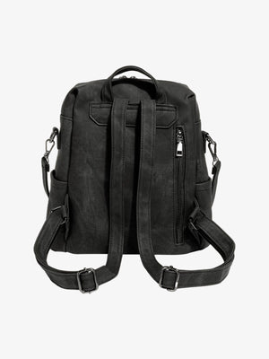 Suede Simple Dual-Use Large Capacity Backpack - thumbnail 6