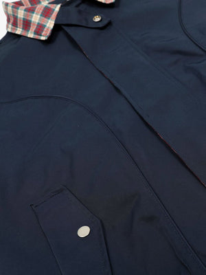 Faux Two-Piece Plaid Layered Workwear Jacket - thumbnail 4