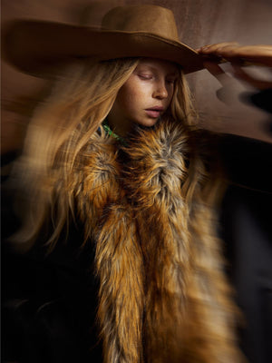 Street Dark Shadow Fur Collar Quilted Bomber Jacket - thumbnail 7