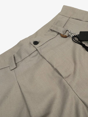 Deconstructed Pleated Pendant Casual Jorts - thumbnail 5