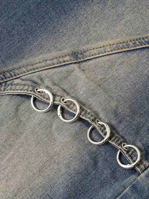 Vintage ring jeans – ring hardware close-up | XoKool