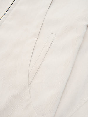Deconstructed Split Stand Collar PU Leather Jacket - thumbnail 13