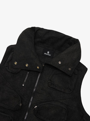 Heavy-Duty Multi-Pocket Multi-Zipper Vest - thumbnail 12