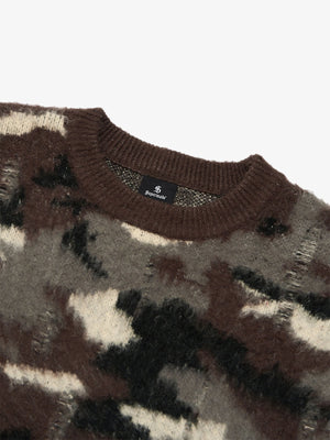 Street Camouflage Crew Neck Sweater - thumbnail 7