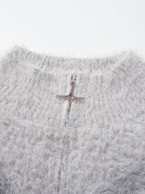 Street Gradient Wave Jacquard Knit Sweater - thumbnail 5