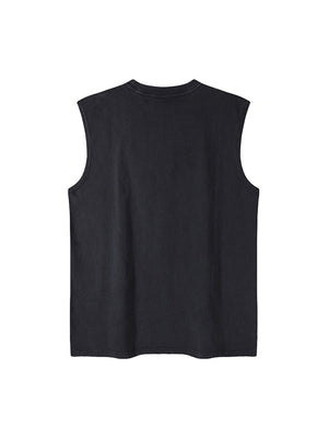 Graphic Lettering Chain Vest - thumbnail 7