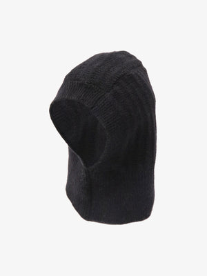 Vintage Ribbed Knit Balaclava Hood Hat - thumbnail 4