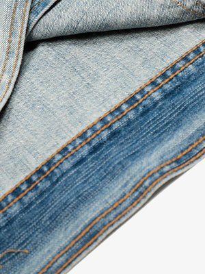 Vintage Light Wash Workwear Denim Jacket - thumbnail 9