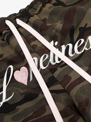 Camouflage Embroidered Casual Shorts - thumbnail 5