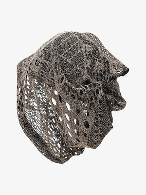 Retro Mesh Hollow Breathable Pile Hat - thumbnail 3
