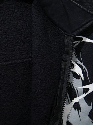Punk Gothic Butterfly Graphic Streetwear Jacket - thumbnail 9