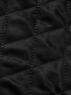 Vintage Jacquard Patchwork Corduroy Lapel Padded Cotton Jacket - thumbnail 19
