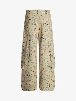 Retro Jacquard Straight-Leg Personalized Work Pants - thumbnail 3